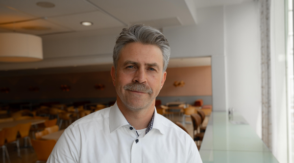 a man with a mustache