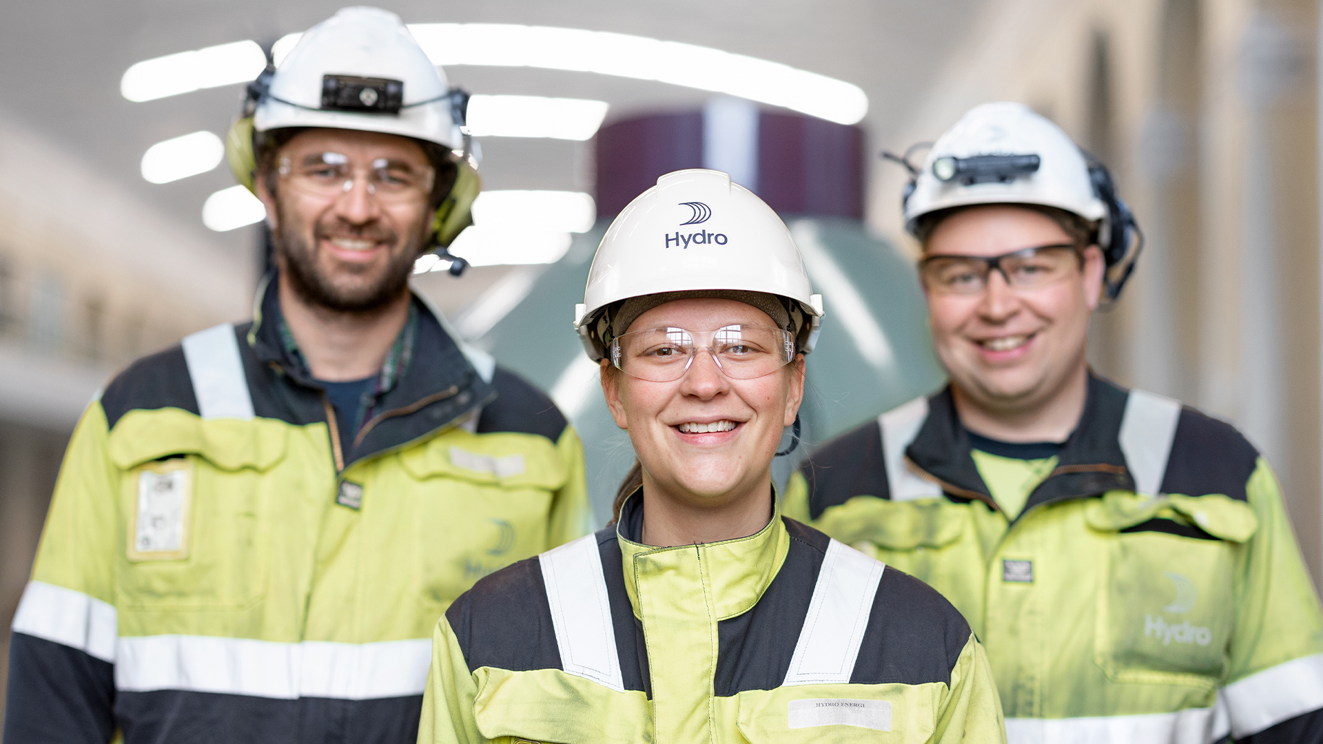 a group of people wearing helmets