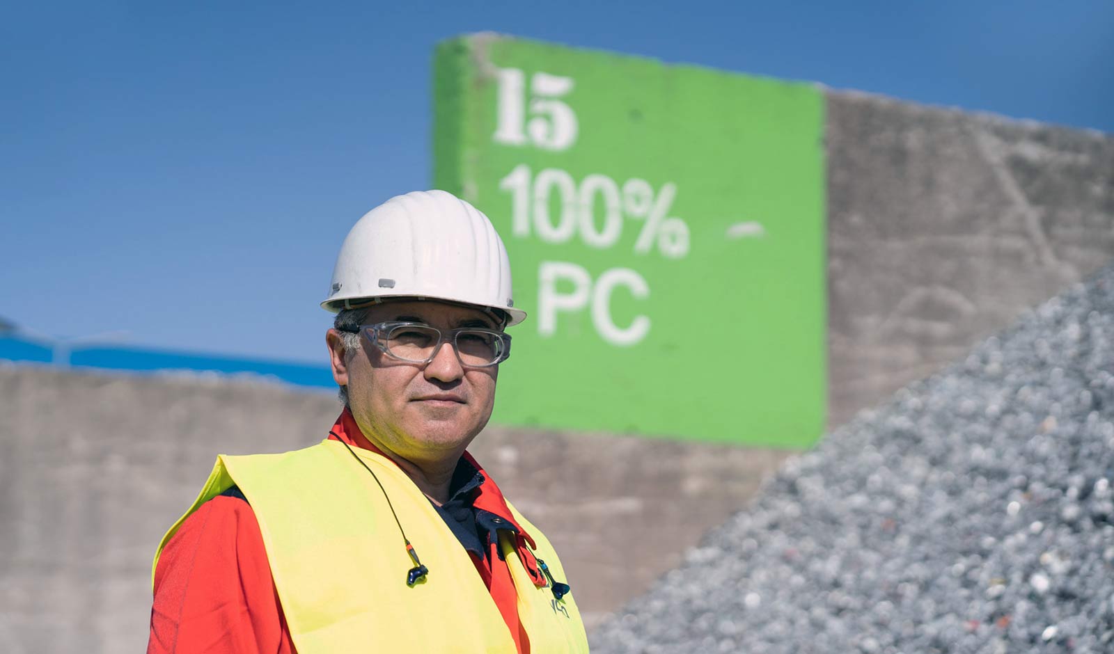 Post consumer scrap at Clervaux