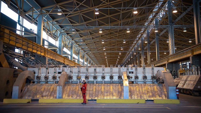 The electrolysis at Hydro Sunndal