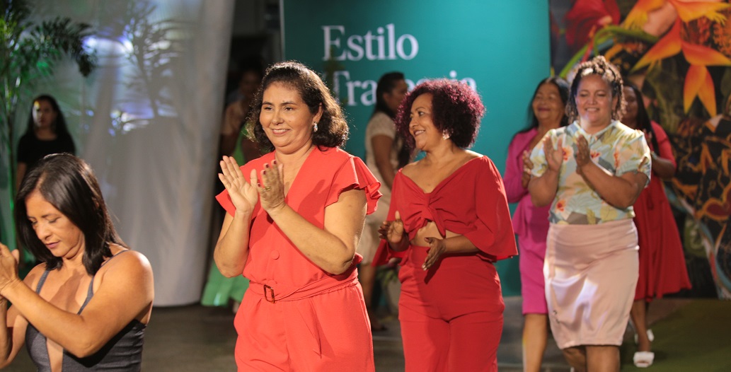 a group of women dancing